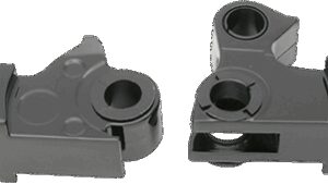 DRAG SPECIALTIES Custom Lever Set - Satin Black