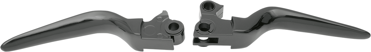 DRAG SPECIALTIES Custom Lever Set - Satin Black