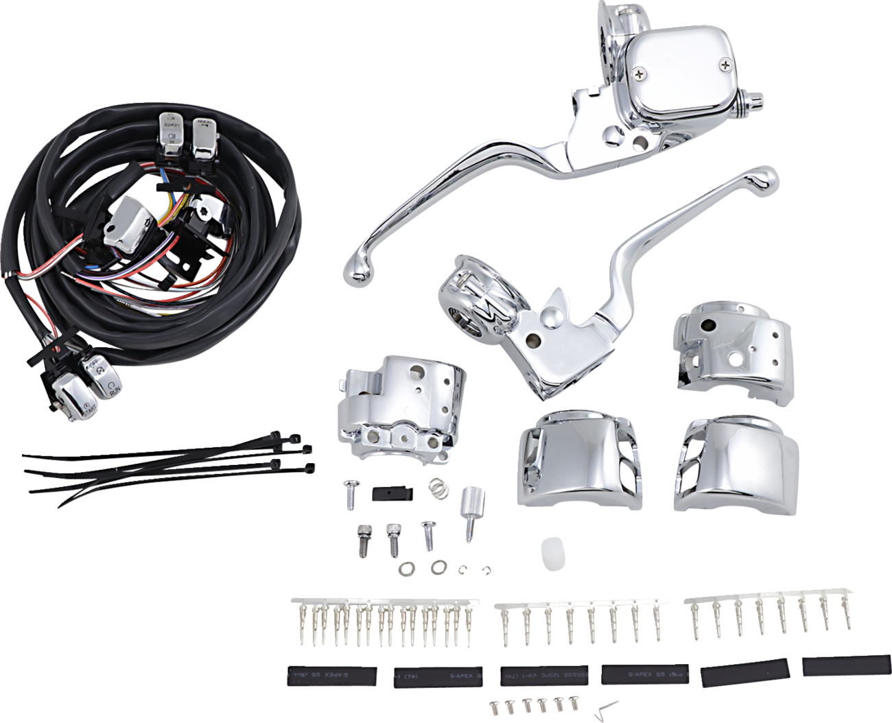 DRAG SPECIALTIES Handlebar Control Kit with Mechanical Clutch - 9/16" Master Cylinder - '96 - '11