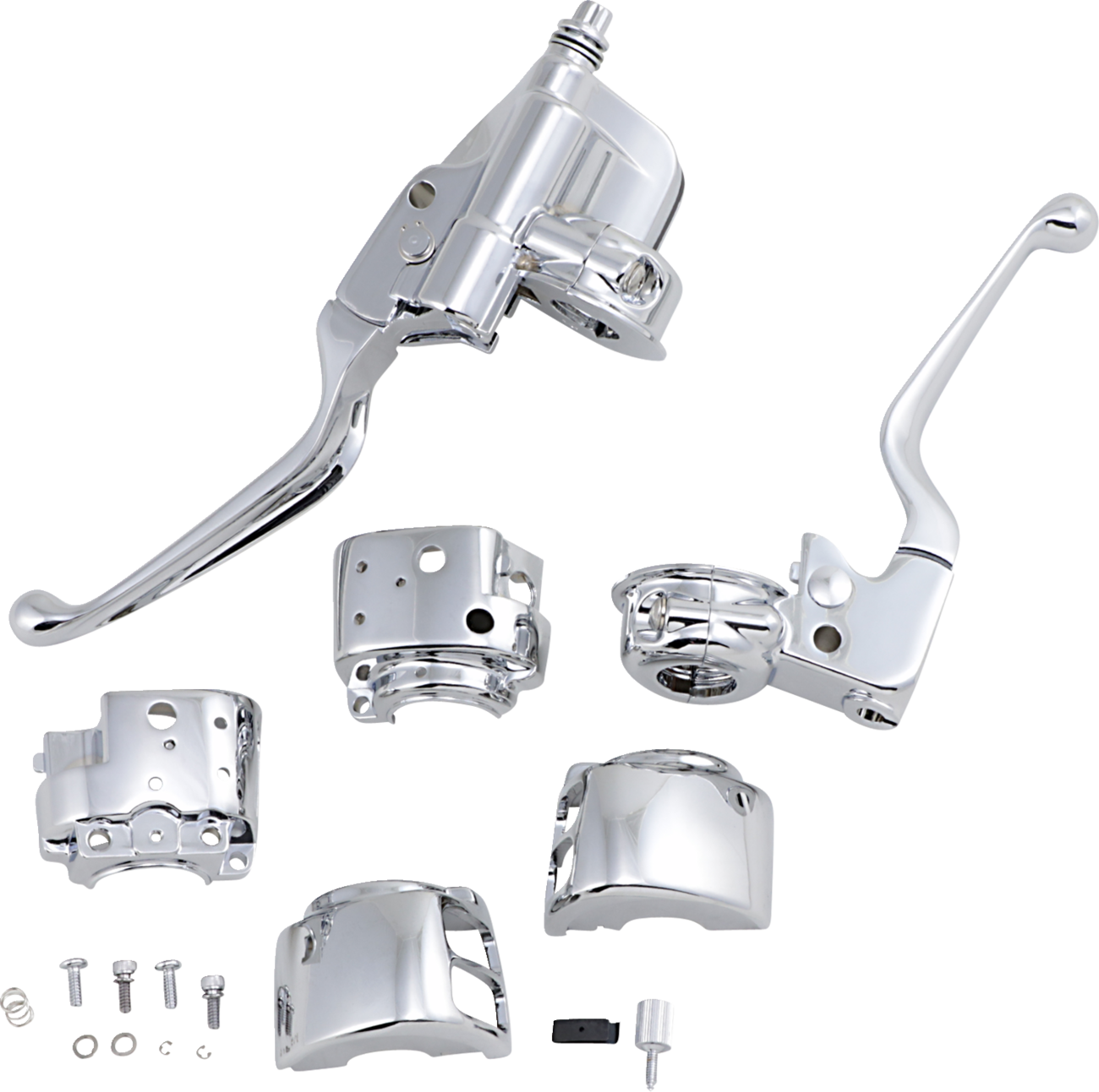 DRAG SPECIALTIES Handlebar Control Kit with Mechanical Clutch - 9/16" Master Cylinder - '96 - '14