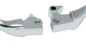 DRAG SPECIALTIES Slotted Wide Blade Lever Set - Chrome