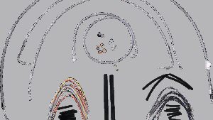 BURLY BRAND Complete Stainless Braided Handlebar Cable/Brake Line Kit - 18" Ape Hangers - '00-'06 FXST