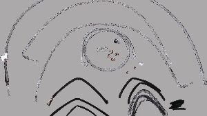 BURLY BRAND Complete Stainless Braided Handlebar Cable/Brake Line Kit - 16" Ape Hangers - '11-'14 FLS