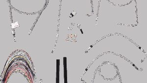 BURLY BRAND Complete Stainless Braided Handlebar Cable/Brake Line Kit - 16" Ape Hangers - '00-'06 Touring