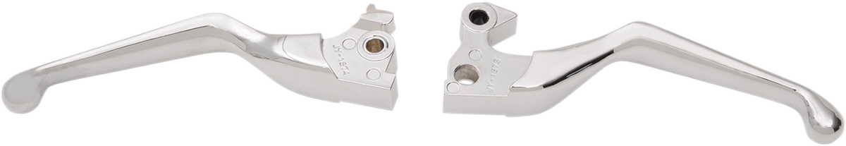 DRAG SPECIALTIES Wide Blade Lever Set - Chrome