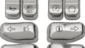 DRAG SPECIALTIES Switch Cap Kit - Chrome