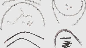 BURLY BRAND Complete Stainless Braided Handlebar Cable/Brake Line Kit - 15" Ape Hangers - '14-'16 FLH