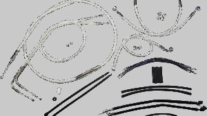 MAGNUM SHIELDING Sterling Chromite II® Designer Handlebar Installation Kit - 12"-14" - '12-'17 FXDF