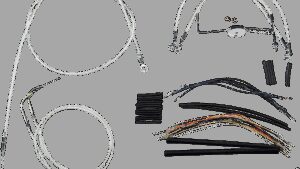 MAGNUM SHIELDING Sterling Chromite II® Designer Handlebar Installation Kit - 18"-20" - '96-'06 Touring