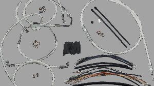 MAGNUM SHIELDING Sterling Chromite II® Designer Handlebar Installation Kit - 15"-17" - '08-'13 FLTR