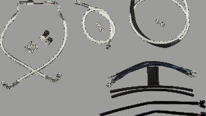 MAGNUM SHIELDING Sterling Chromite II® Designer Handlebar Installation Kit - 12"-14" - '14-'15 FLH