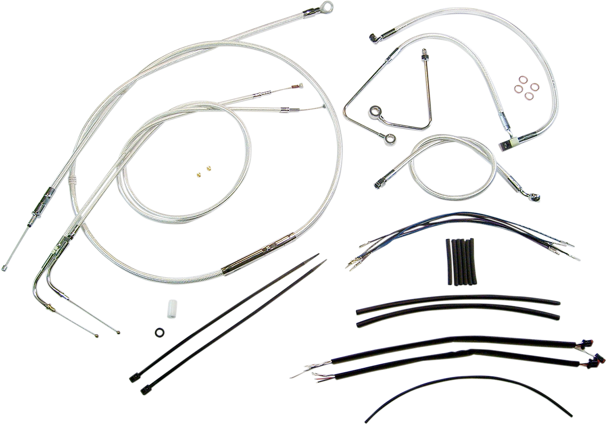 MAGNUM SHIELDING Sterling Chromite II® Designer Handlebar Installation Kit - 15"-17" - '14-'15 FLH