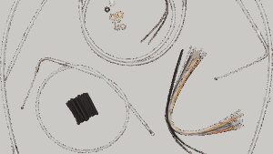 MAGNUM SHIELDING Sterling Chromite II® Designer Handlebar Installation Kit - 12"-14" - '96-'05 Dyna