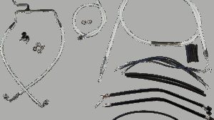 MAGNUM SHIELDING Sterling Chromite II® Designer Handlebar Installation Kit - 15"-17" - '14-'15 FLHR