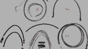 MAGNUM SHIELDING Black Pearl™ Upper Handlebar Installation Kit - 15"-17" - '14-'15 FLH