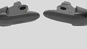 DRAG SPECIALTIES Slotted Wide Blade Lever Set - Black