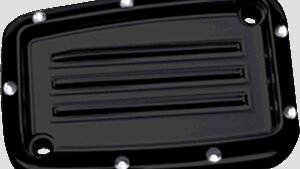 COVINGTONS Master Cylinder Cover - Brake - Front - Dimpled - Black