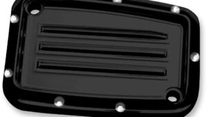 COVINGTONS Master Cylinder Cover - Clutch - Dimpled - Black