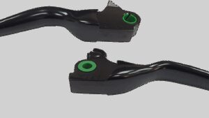 DRAG SPECIALTIES Wide Blade Lever Set - Black