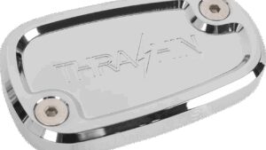 THRASHIN SUPPLY CO. Brake Reservoir Cap - Rear - Chrome - '18+ Softail