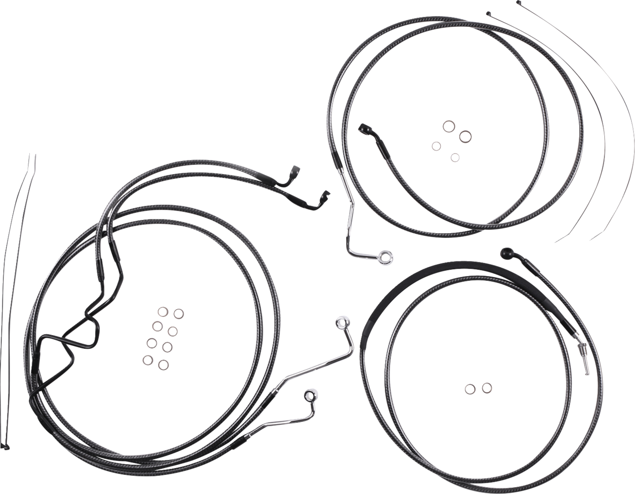 MAGNUM SHIELDING KARBONFIBR Designer Handlebar Installation Kit - 10" - '17-'20 FLHR