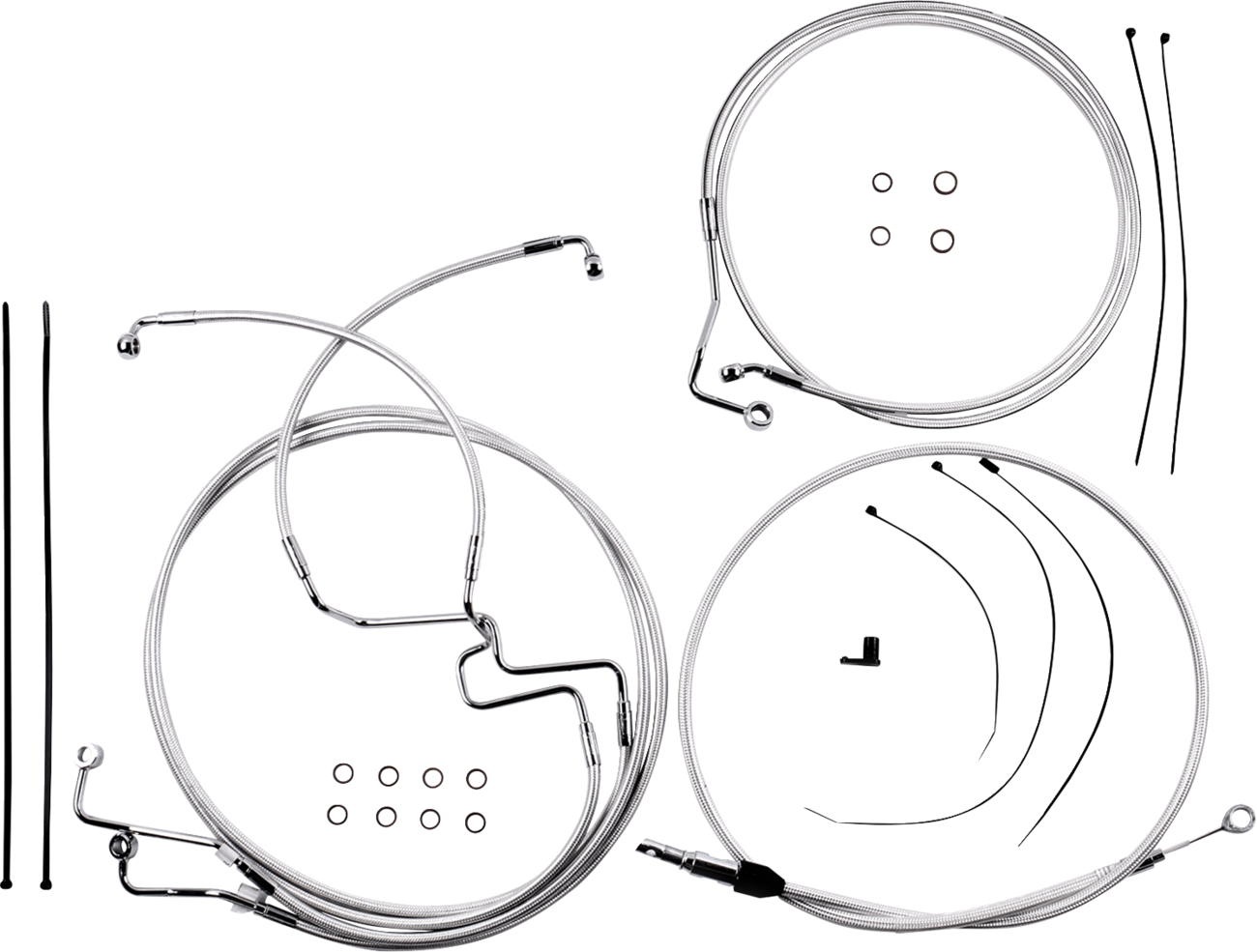 MAGNUM SHIELDING Sterling Chromite II® Designer Handlebar Installation Kit - 8" - '21-'23 FLTR