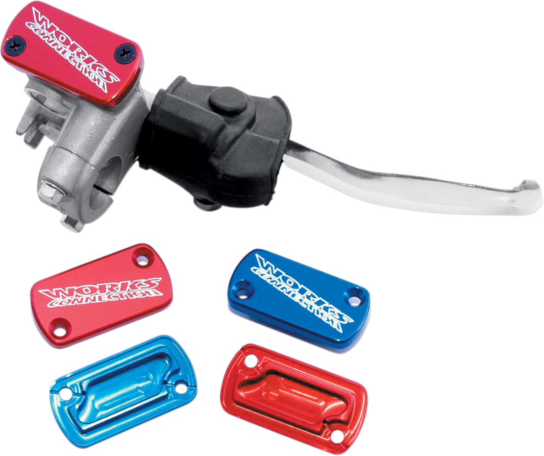 WORKS CONNECTION BRAKE COVER BILLET BL - Image 2