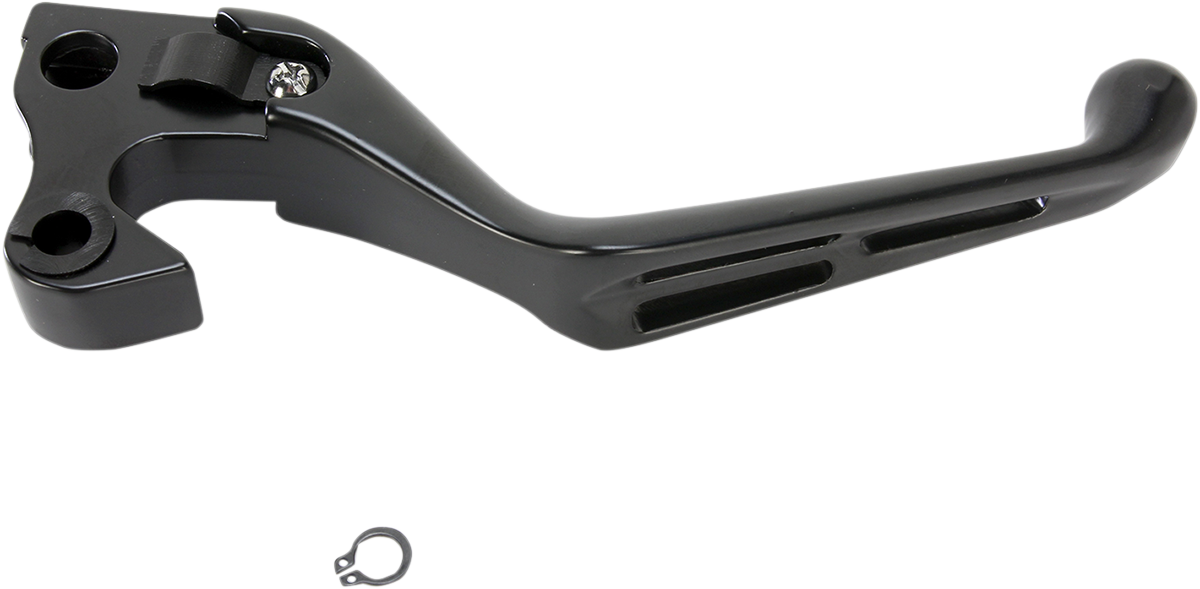 DRAG SPECIALTIES Slotted Wide Blade Replacement Clutch Lever - Black