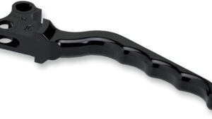 JOKER MACHINE Billet Aluminum Clutch Lever - Grooved - Black