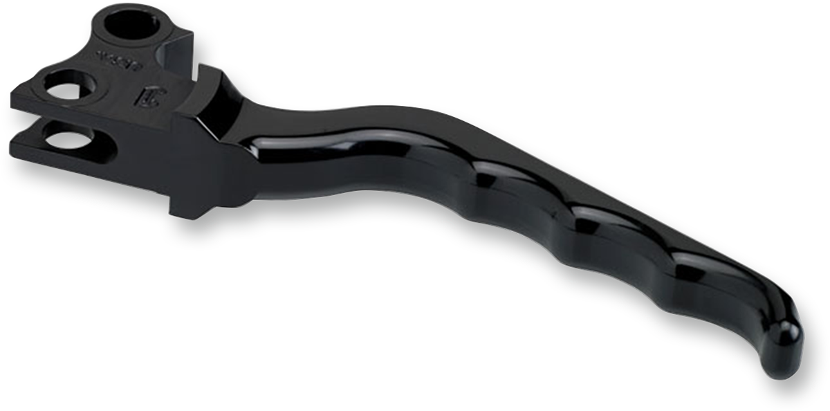 JOKER MACHINE Billet Aluminum Clutch Lever - Grooved - Black
