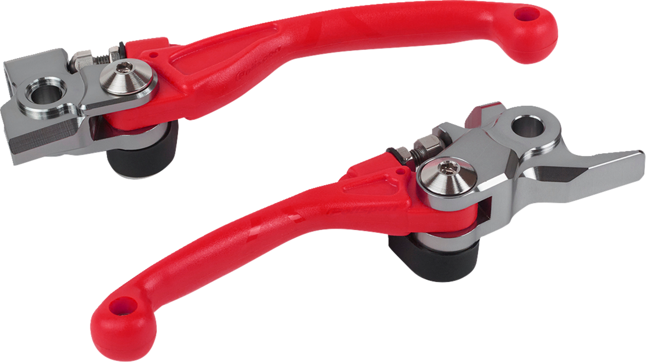 POLISPORT Pivot Unbreakable Lever Set - Beta Red