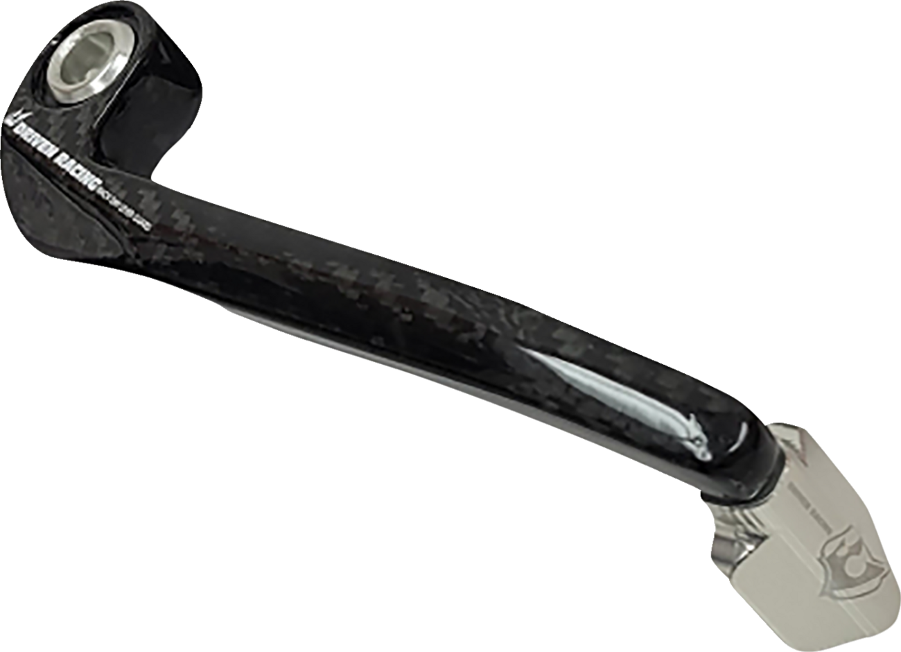 DRIVEN RACING Trackday Lever Guard - Carbon Fiber - Brake - Silver