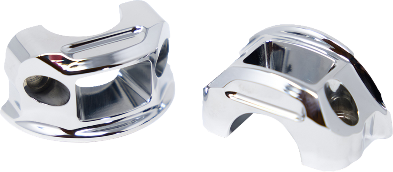 KODLIN USA Lever Perch Clamps - Brake/Clutch - Chrome