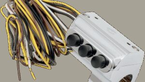 PERFORMANCE MACHINE (PM) Contour Billet Handlebar Switch - Left Side - Three Button - Hydraulic Clutch - Chrome