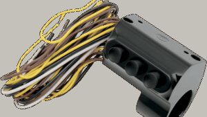 PERFORMANCE MACHINE (PM) Contour Billet Handlebar Switch - Left Side - Three Button - Hydraulic Clutch - Black