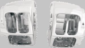 DRAG SPECIALTIES Handlebar Switch Housing Kit - Standard - Chrome