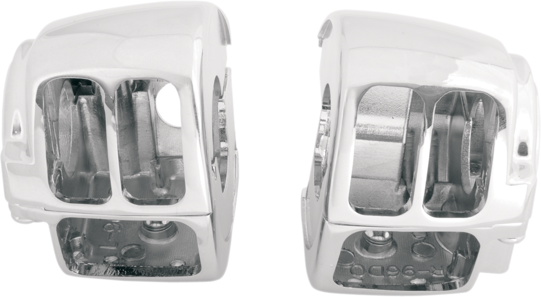 DRAG SPECIALTIES Handlebar Switch Housing Kit - Standard - Chrome