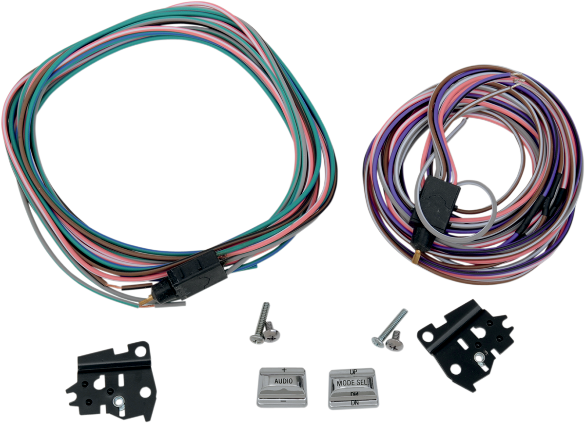 DRAG SPECIALTIES Handlebar Switch Kit - Radio - Chrome