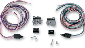 DRAG SPECIALTIES Handlebar Switch Kit - Radio - Black