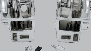 DRAG SPECIALTIES Handlebar Switch Housing Kit - Radio/Cruise - Chrome