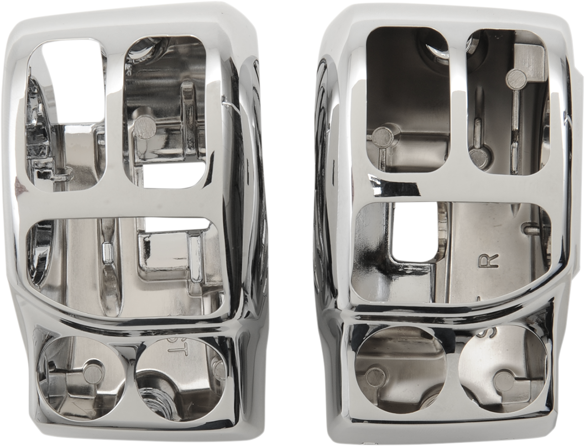DRAG SPECIALTIES Handlebar Switch Housing Kit - Chrome