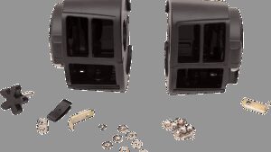 DRAG SPECIALTIES Handlebar Switch Housing Kit - Matte Black