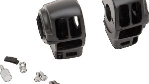 DRAG SPECIALTIES Handlebar Switch Housing Kit - Cruise - Matte Black