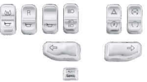 DRAG SPECIALTIES Switch Cap Kit - Chrome