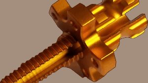 PSR Clutch Cable Adjuster - M10 x 1.5 - Gold