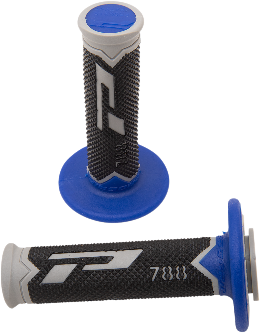 PRO GRIP GRIPS,PG788 GRY/BLU/BLK