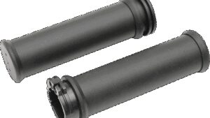 DRAG SPECIALTIES Replacement OEM-Style Rubber Grips w/ Sleeve - Small Diameter