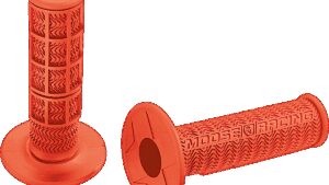 MOOSE OFFROAD Flange Style Stealth MX Grips - Orange