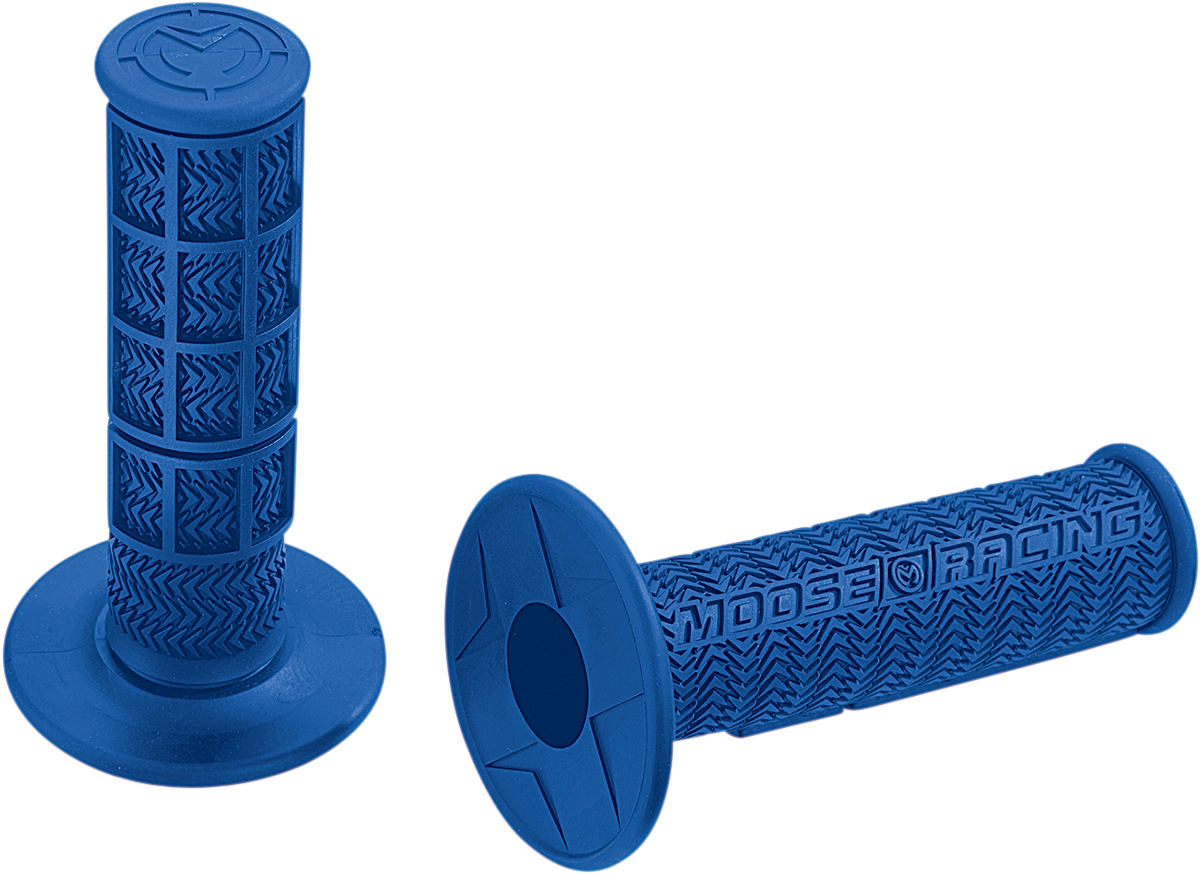 MOOSE OFFROAD Flange Style Stealth MX Grips - Blue