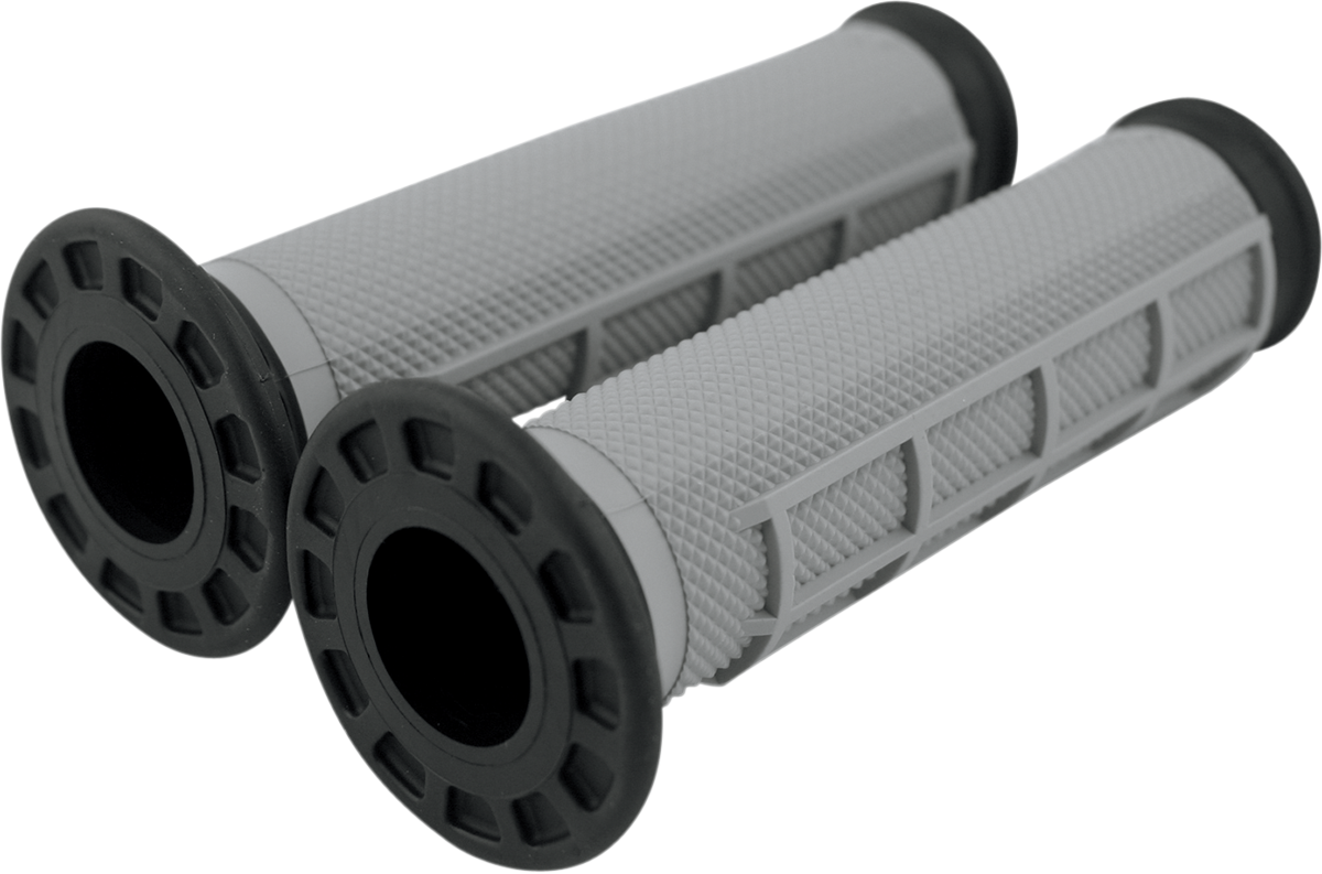 RENTHAL Dual-Compound ATV Grips - Half Waffle - Black